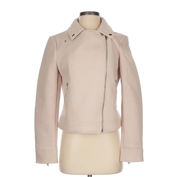 Ann Taylor Blush Moto Jacket - Picture 4 of 9